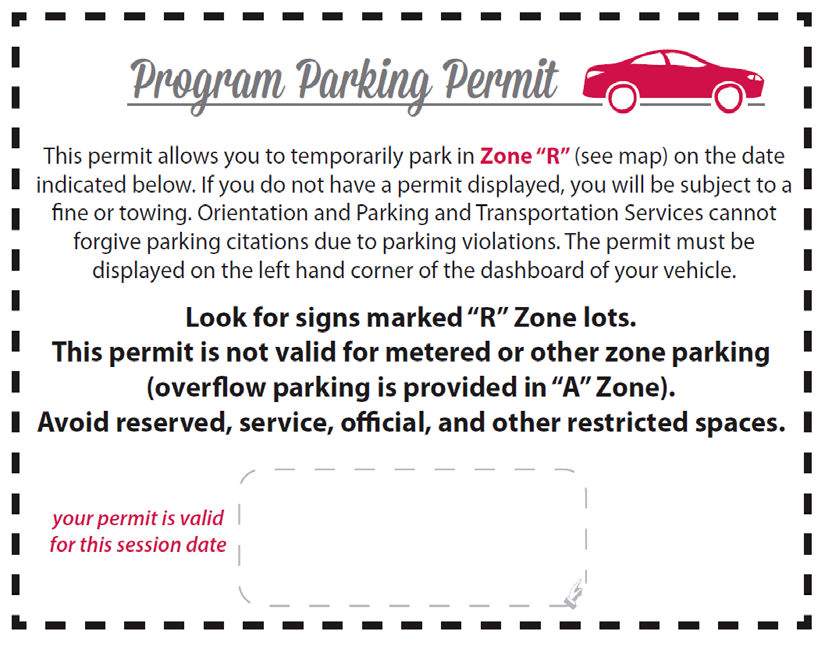 Parking Map Back